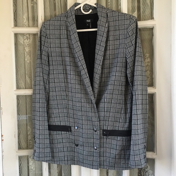 PAIGE Jackets & Blazers - Host Pick: PAIGE "Karissa" Houndstooth Blazer - S
